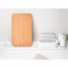 Σετ μπάνιου Brabantia SinkStyle 1008497, 4 μέρη, μεταλλική επίστρωση, Ανθεκτικό στη διάβρωση, Λευκό