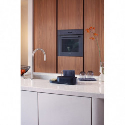 Σετ μπάνιου Brabantia SinkStyle 1008500, μεταλλική επίστρωση, Ανθεκτικό στη διάβρωση, Σκούρο γκρι