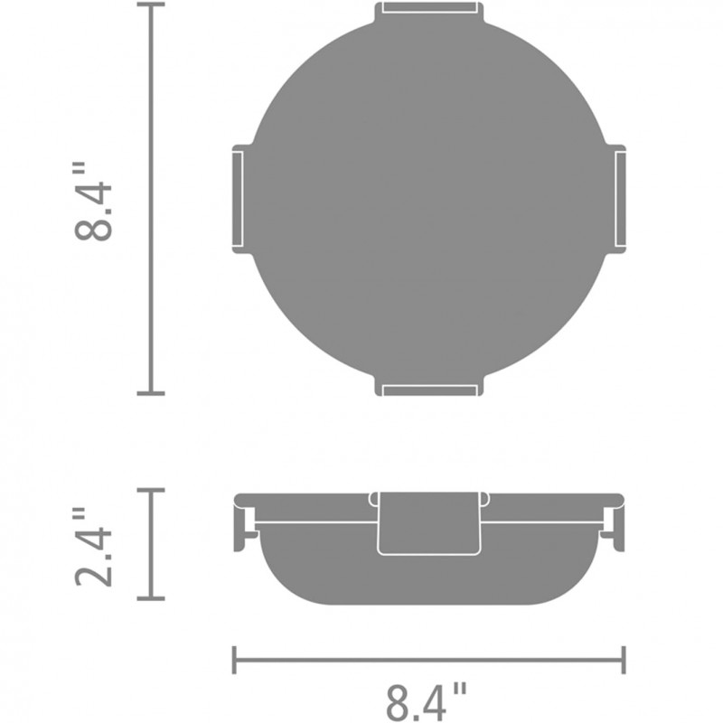 Κουτί τροφίμων Brabantia Make&Take 1006300, 1 l, Αδιάβροχο, Αεροστεγές κλείσιμο, Χωρίς BPA, Πράσινο