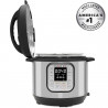 Instant Pot Duo Pressure Cooker 80113006101, 1200W, 7.6 l, 13 προγράμματα, Για 8-12 μερίδες, Λειτουργία "Set and forget", Ασημί