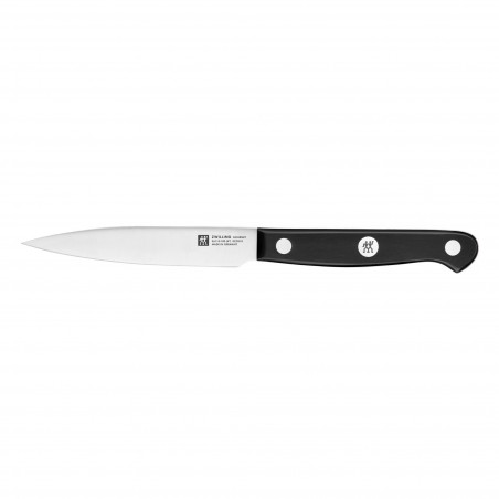 Σετ 3 μαχαιριών Zwilling Gourmet 36130003, Ανοξείδωτο ατσάλι 18/10, σφυρηλατημένες λεπίδες Sigmaforge, σκλήρυνση πάγου FRIODUR, Ασημί/Μαύρο