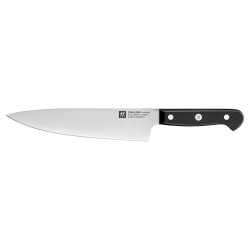 Σετ 3 μαχαιριών Zwilling Gourmet 36130003, Ανοξείδωτο ατσάλι 18/10, σφυρηλατημένες λεπίδες Sigmaforge, σκλήρυνση πάγου FRIODUR, Ασημί/Μαύρο