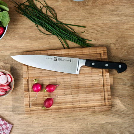 Zwilling Professional Chef's Knife S 31021201, 20cm, Ανοξείδωτο ατσάλι 18/10, σφυρηλατημένες λεπίδες Sigmaforge, σκλήρυνση πάγου Friodur, Ασημί/Μαύρο