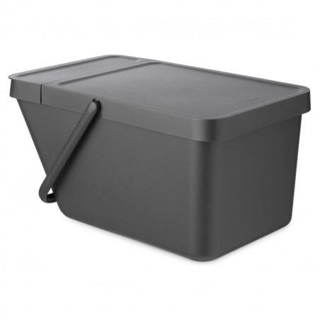 Brabantia Sort&Go κάδος χωριστής συλλογής 1006310, 20 l, στοιβαζόμενος, σκούρο γκρι