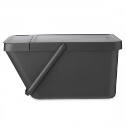 Brabantia Sort&Go κάδος χωριστής συλλογής 1006310, 20 l, στοιβαζόμενος, σκούρο γκρι