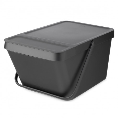 Brabantia Sort&Go κάδος χωριστής συλλογής 1006310, 20 l, στοιβαζόμενος, σκούρο γκρι